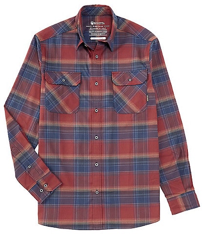 Beretta Stretch Cadet Flannel Long Sleeve Woven Shirt