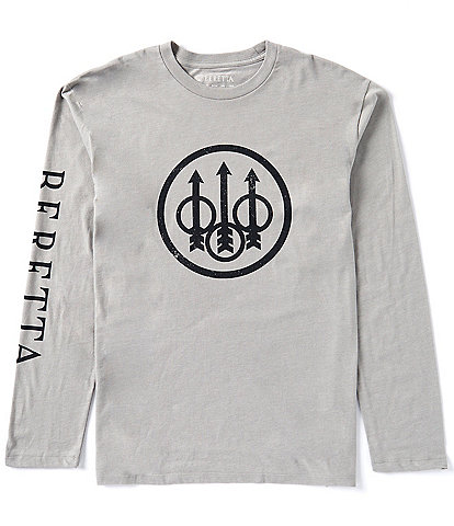 Beretta Trident Logo Long Sleeve T-Shirt