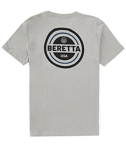 Beretta Trident Logo Short Sleeve Graphic Relaxed Fit T-Shirt