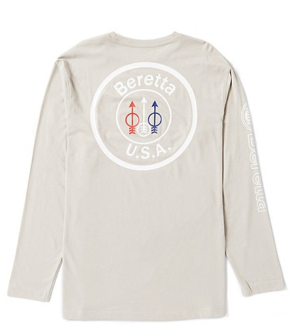 Beretta USA Logo Graphic Long Sleeve T-Shirt
