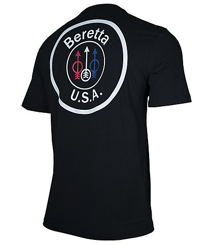 Beretta USA Logo Graphic Short-Sleeve Crew Neck T-Shirt