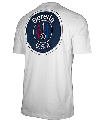 Beretta USA Logo Graphic Short-Sleeve Crew Neck T-Shirt