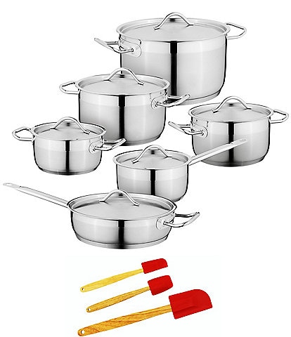 BergHOFF Essentials 15-Piece Stainless Steel Cookware Set