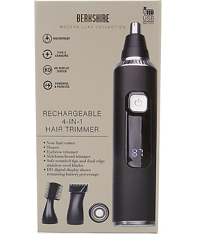 Berkshire 4-in1 Rechargeable Waterproof Hair Trimmer