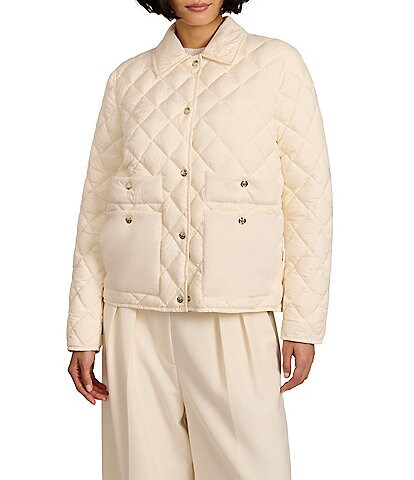 Bernardo Ladies Quilted Liner Snap Front Jacket