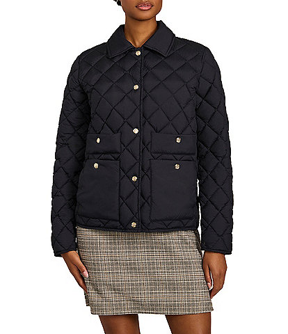 Bernardo Ladies Quilted Liner Snap Front Jacket