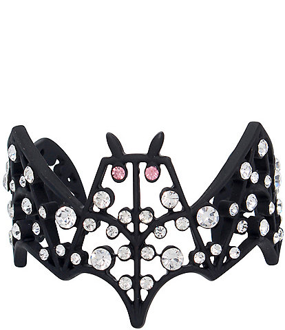 Betsey Johnson Bat Crystal Cuff Bracelet