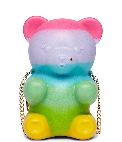 Betsey Johnson Gummy Bear Necessity Rainbow Crossbody Bag
