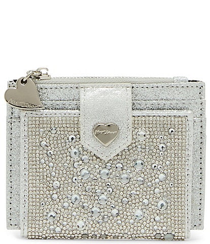 Betsey Johnson Bling It On Rhinestone Bifold Wallet