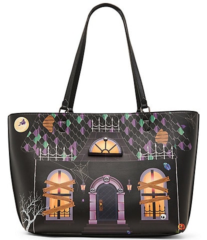 Betsey Johnson Boo & Breakfast Haunted House Tote Bag