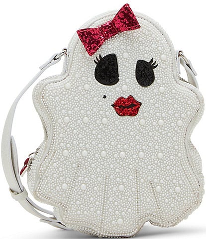 Betsey Johnson Boo-tiful Ghoul Pearl and Rhinestone Detailed Crossbody Bag