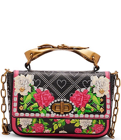 Betsey Johnson Can You Handle It Floral Mini Crossbody Bag