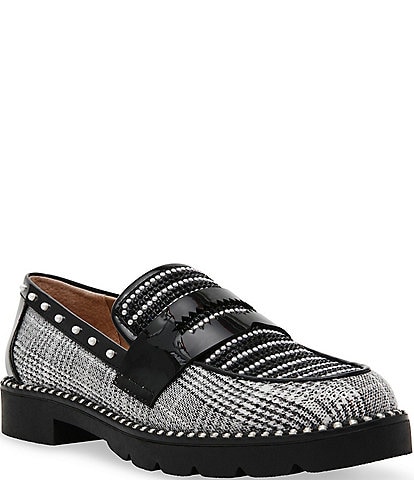 Betsey Johnson Darian Plaid Penny Loafers