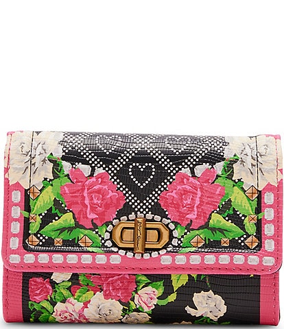 Betsey Johnson Floral Trifold Wallet