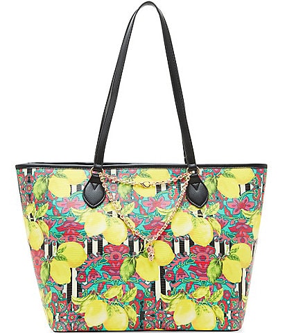 Betsey Johnson Fresh N Fruity Print With Necklace Tote Bag