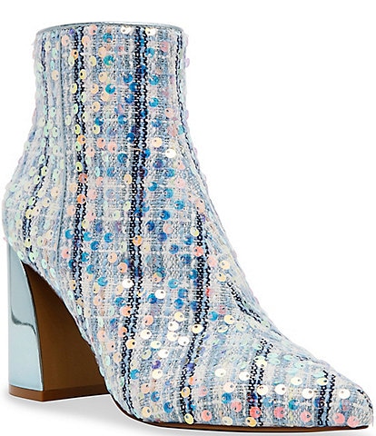 Betsey Johnson Jackyy Sequin Embellished Booties