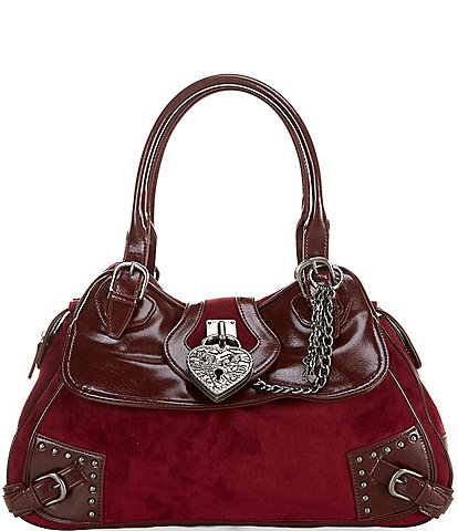 Betsey Johnson Lock It Down Satchel Bag