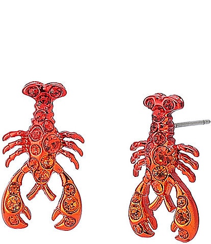 Betsey Johnson Mermaid Jewels Lobster Stud Earrings