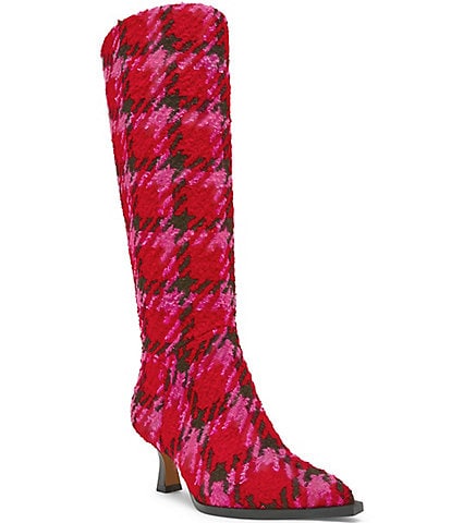 Betsey Johnson Pamella Boucle Tall Boots