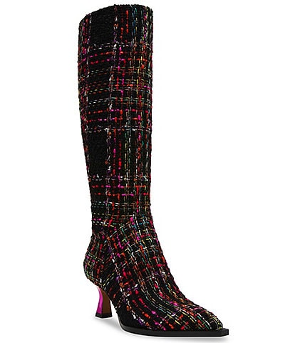 Betsey Johnson Pamella Boucle Tall Boots