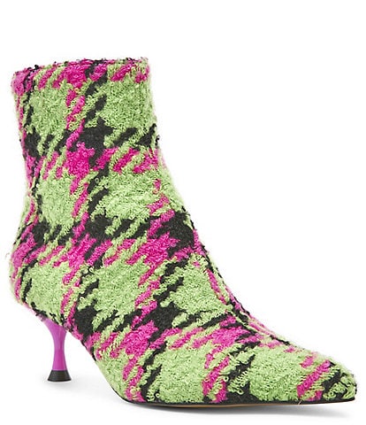 Betsey Johnson Parkker Boucle Kitten Heel Booties