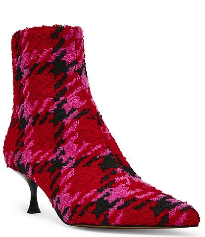 Betsey Johnson Parkker Boucle Kitten Heel Booties