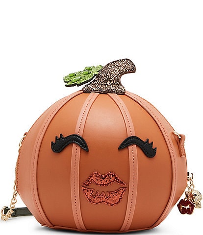 Betsey Johnson You're So Gourdgeous Pumpkin Crossbody Bag