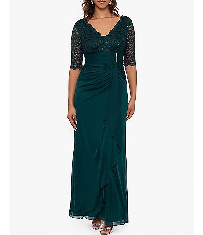 Green formal dress dillards best sale