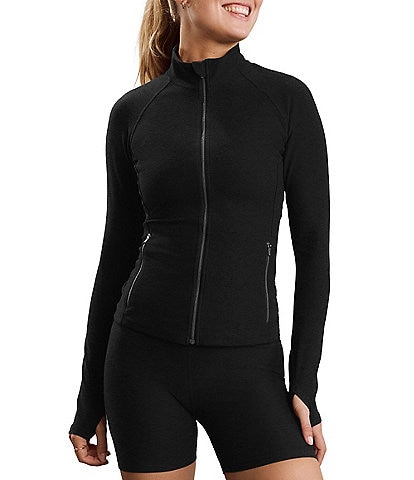 Beyond Yoga Spacedye High Definition Mock Neck Long Sleeve Full-Zip Jacket