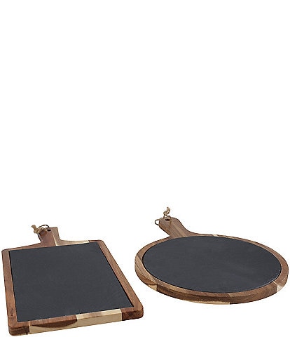 BIA Cordon Bleu 2-Piece Assorted Large Wood Serving Boards