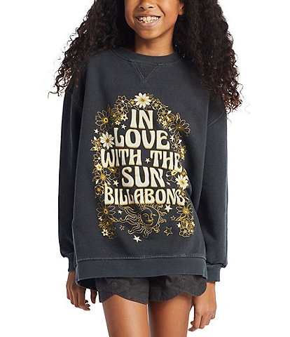 Billabong Big Girls 7-16 Making Waves Long-Sleeve Fleece Sweatshirt