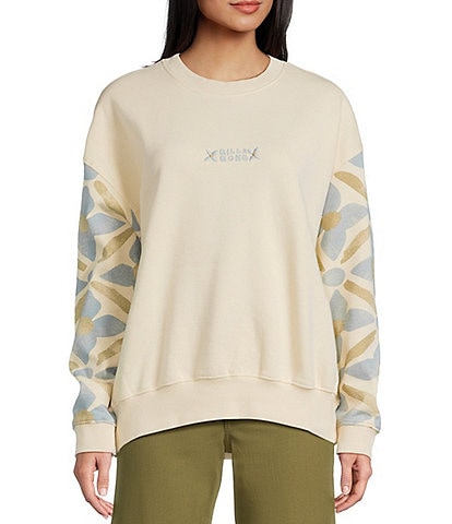 Billabong Atlas Tide Kendal Raglan Sleeve Fleece Sweatshirt