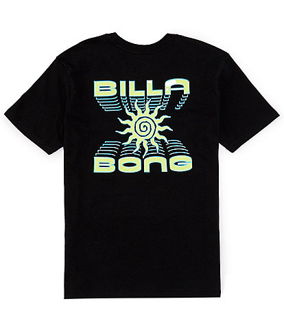 Billabong Big Boys 8-20 Short Sleeve Fractal Sun T-Shirt