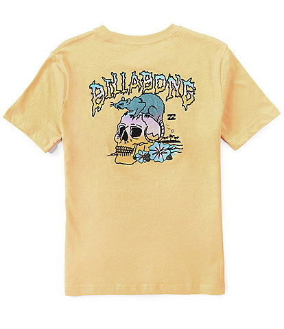 Billabong Big Boys 8-20 Short-Sleeve Rat Skull T-Shirt