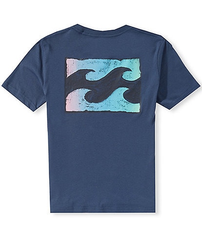 Billabong Big Boys Short Sleeve Crayon Wave Tee