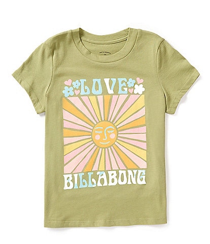 Billabong Big Girls 7-16 Love Shine Short Sleeve T-Shirt