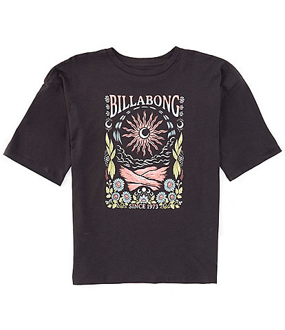 Billabong Big Girls 7-16 Short Sleeve Full Sun Graphic T-Shirt