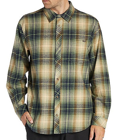 Billabong Coastline Long-Sleeve Plaid Flannel Shirt