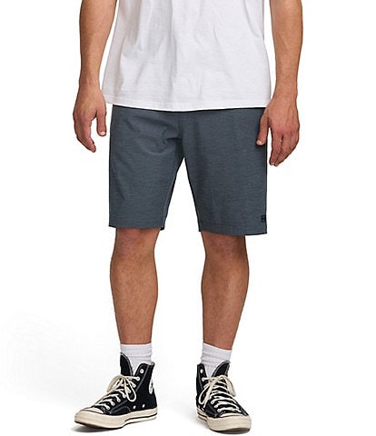 Billabong Crossfire Solid Elastic Submersible 18#double; Inseam Shorts