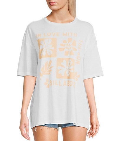 Billabong In Love With The Sun Oversized Graphic T-Shirt