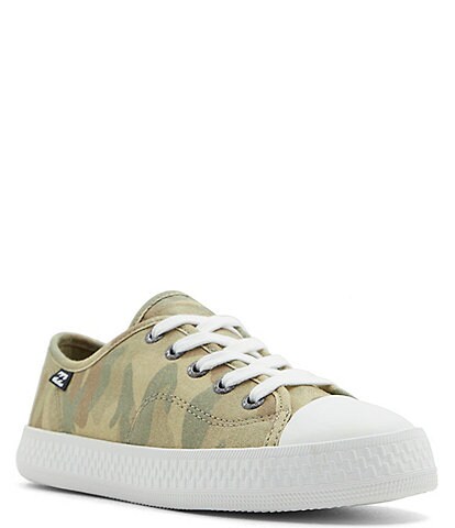 Billabong Indie Camouflage Print Canvas Sneakers