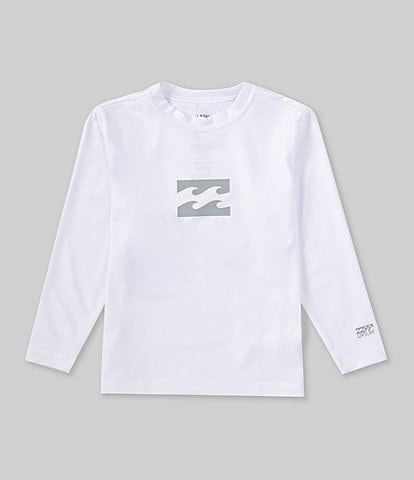 Billabong Little Boys 2T-7 Long Sleeve All Day Wave T-Shirt
