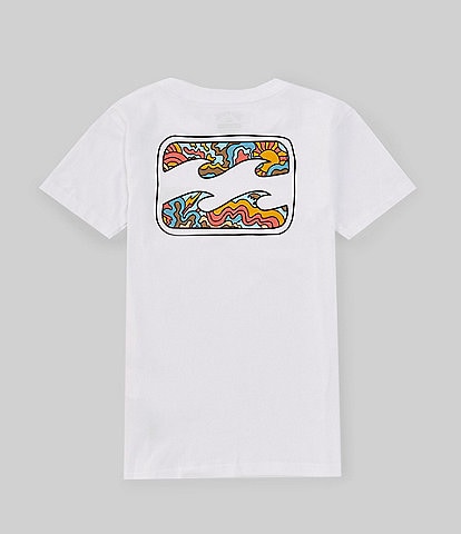 Billabong Little Boys 2T-7 Short Sleeve Crayon Wave T-Shirt