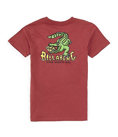 Billabong Little Boys 2T-7 Short Sleeve Croc T-Shirt