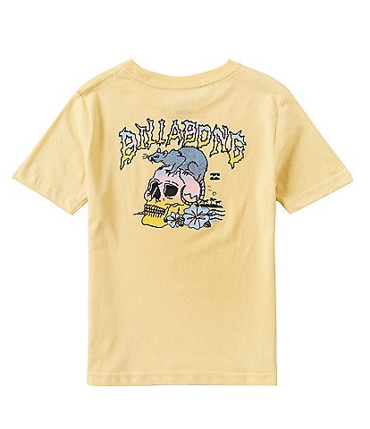 Billabong Little Boys 2T-7 Short-Sleeve Rat Skull T-Shirt