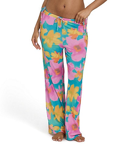 Billabong Lookin Fresh Elastic Drawcord Waist Pull-On Pants Swim Cover-Up