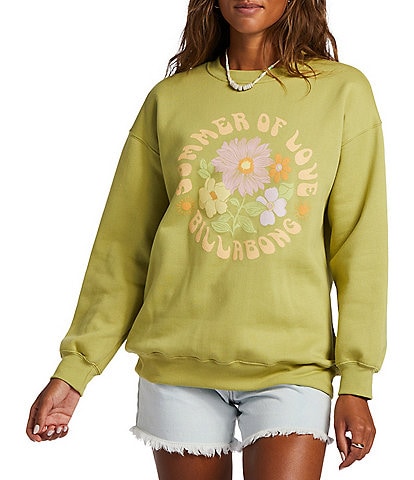Billabong Lovers Forever Graphic Relaxed Sweatshirt