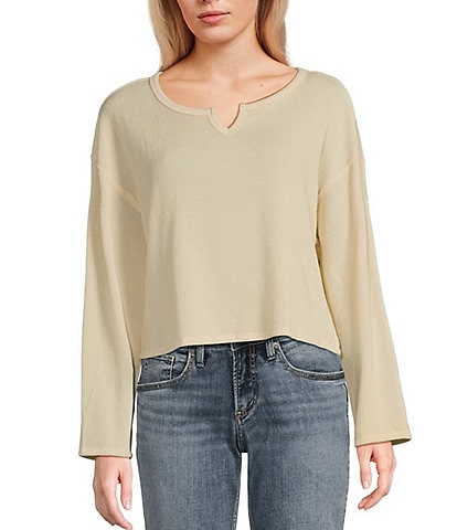 Billabong Mai Tai Long Sleeve Rib Knit Top