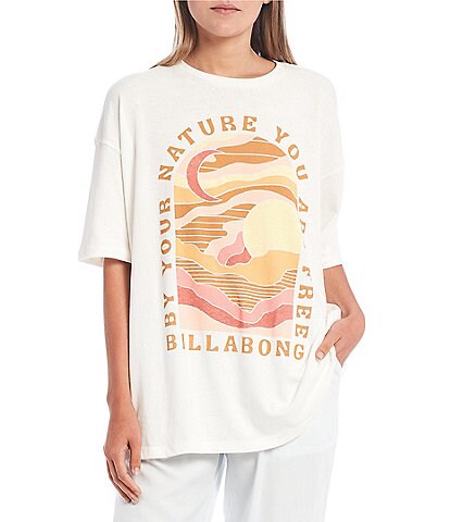 Billabong Nature Is Free Crew Neck Short Sleeve Graphic Tee
