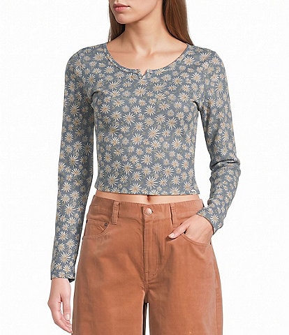 Billabong Reese Printed Long Sleeve Thermal Top